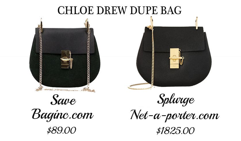 CHLOE DREW DUPE BAG