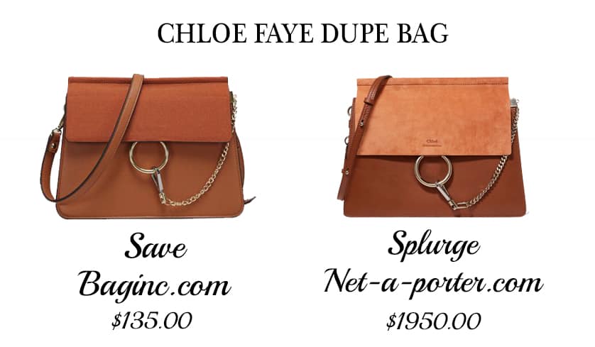 CHLOE FAYE DUPE BAG