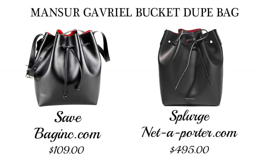 MANSUR GAVRIEL BUCKET DUPE BAG