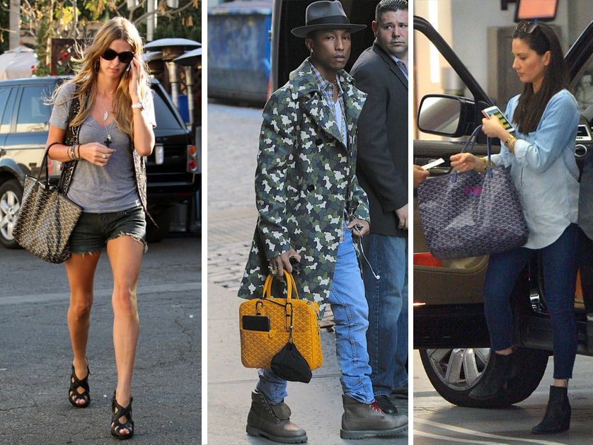 celebrities goyard belvedere