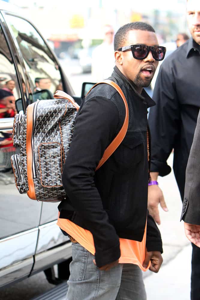 Kanye West - Goyard Robot Face Bespoke Backpack