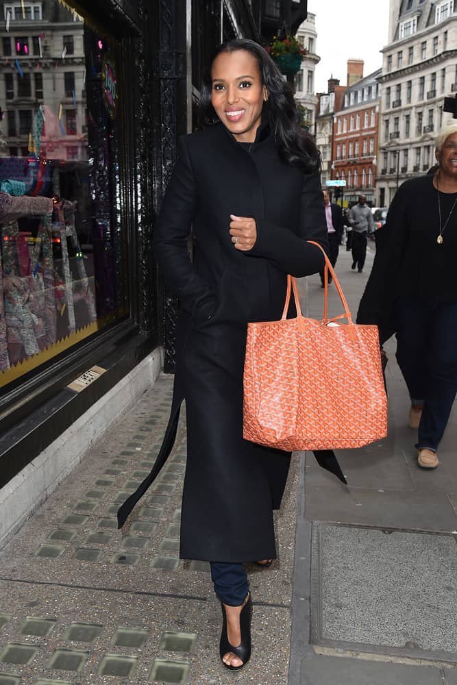 Kerry Washington - Goyard Saint Louis Tote GM