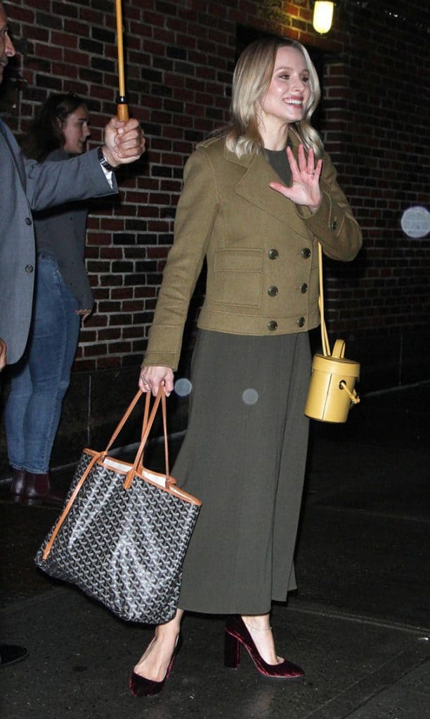 Kristen Bell - Goyard Saint Louis Tote MM