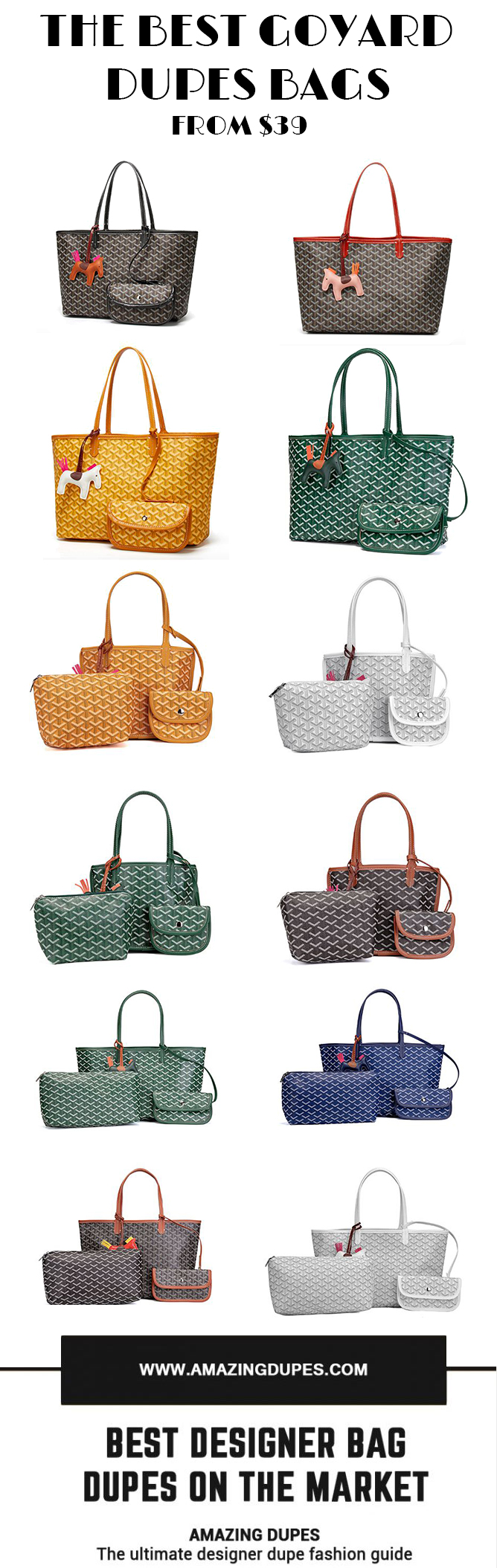 Goyard Tote Dupe 