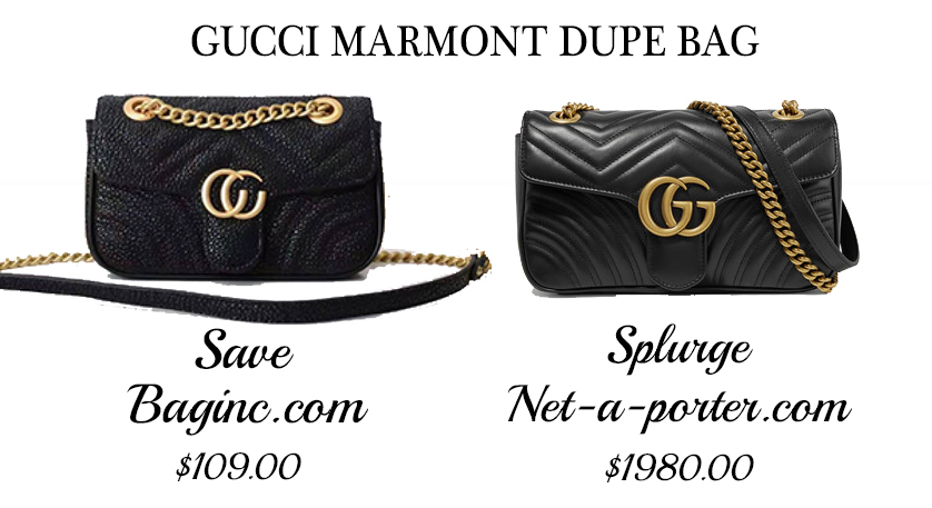 Gucci Marmont Bag Dupe