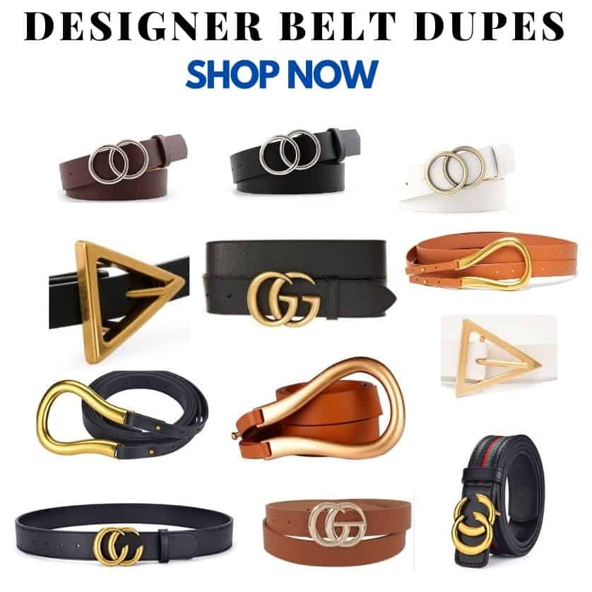 Designer Belt Dupes
