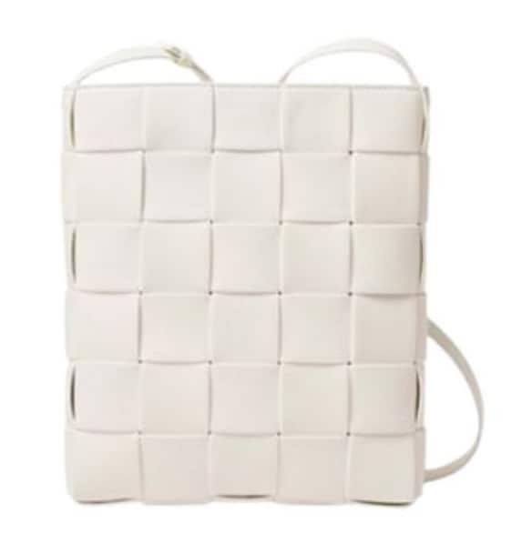 Bottega Veneta Messenger Bag White