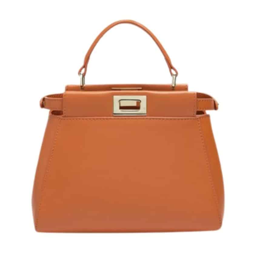 Brown Leather Replica Bag