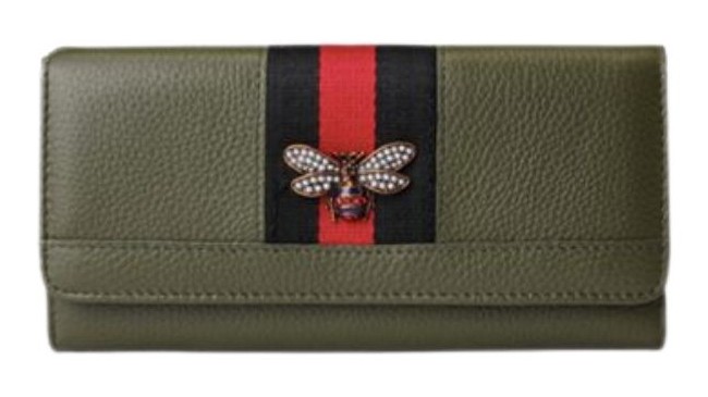 Gucci Women's Black long Butterfly Wallet