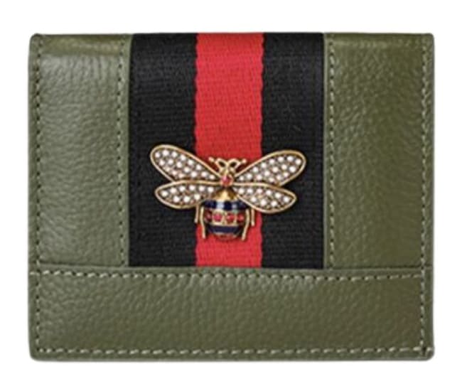 Gucci Women's Black Small Butterfly Wallet