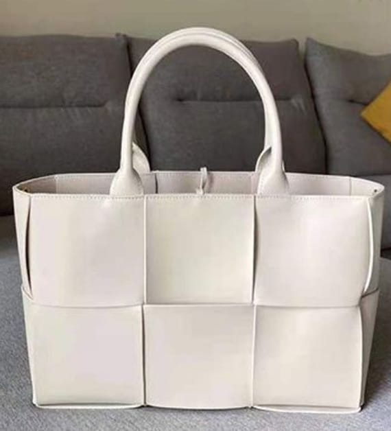 White Designer Look alike Tote