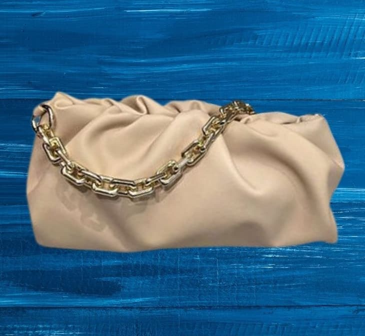 The Chain Pouch Bag In Cream