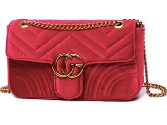 Red Velvet Gucci Marmont Bag