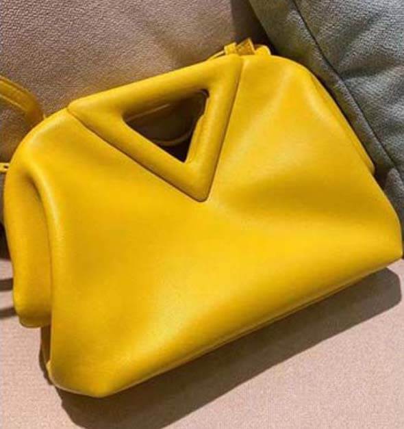 Yellow Point Bag From Bottega