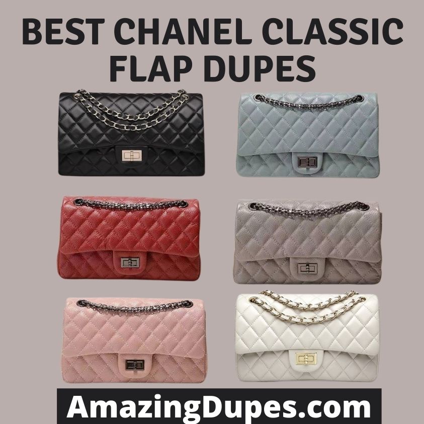 Designer Handbag Dupes: Chanel 2.55 Double Flap - <center