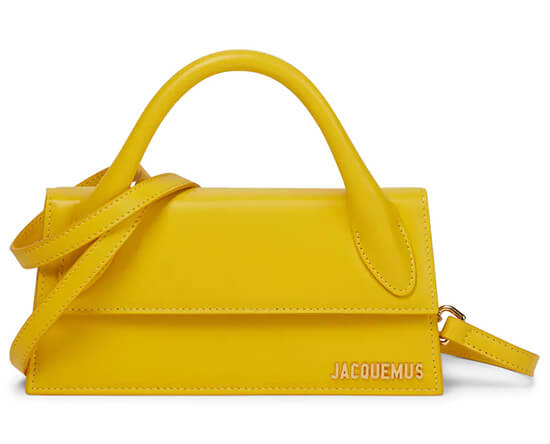 Faux Jacquemus Le Chiquito Long Bag Yellow