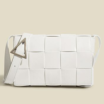 White Bottega Cassette Bag