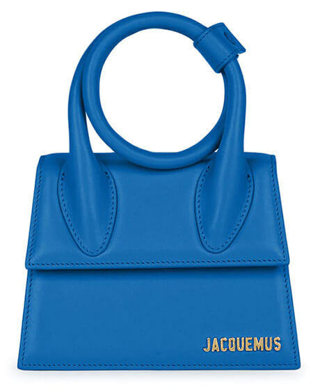 Blue Jacquemus Le Chiquito Noeud