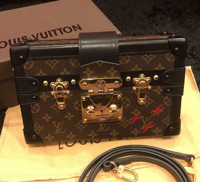 Fake Louis Vuitton Petite Malle Bag 