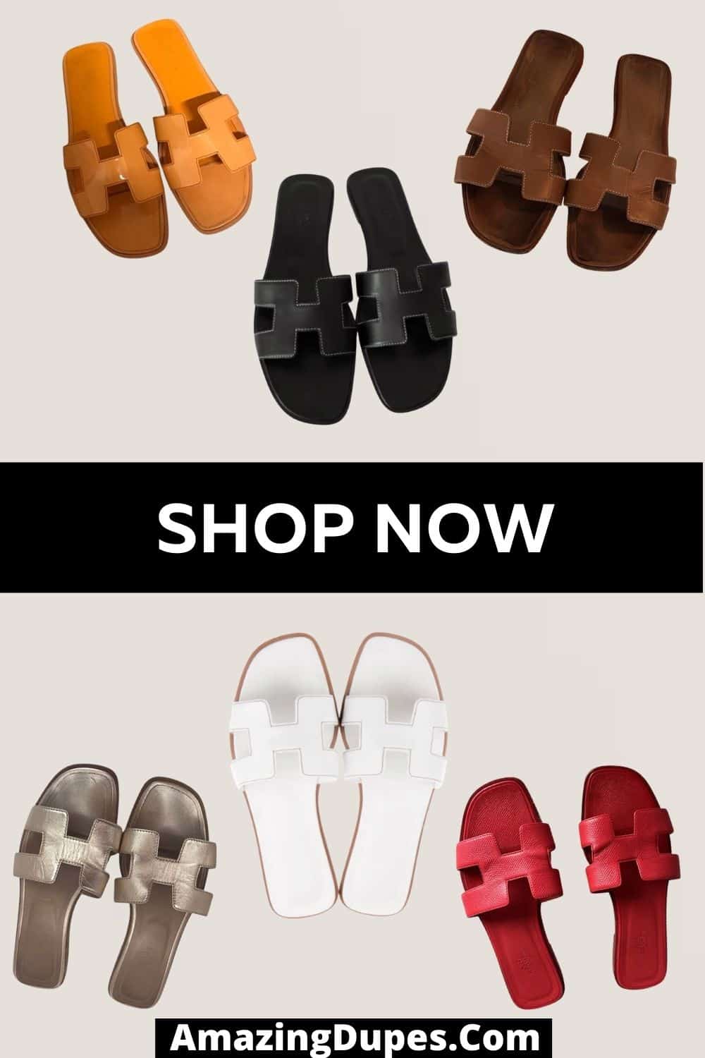 Find Your Perfect Pair with High Street Hermes Oran Mules Dupes!