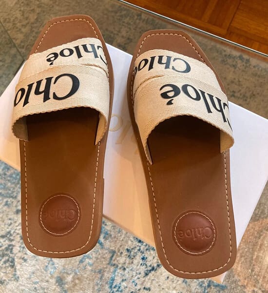 fake chloe slippers