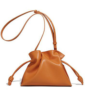 Brown Loewe Flamenco Bag 