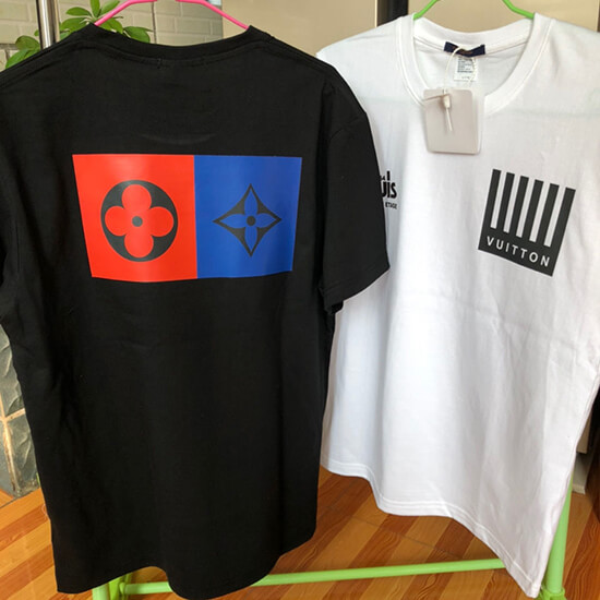 louis vuitton original vs fake shirt
