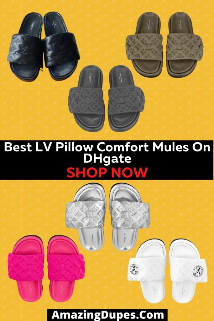 Experience Comfort and Style with Louis Vuitton Pool Pillow Comfort Mule  Dupes!