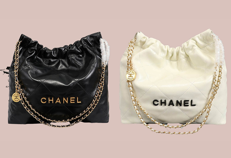 Chanel 22 Mini Handbag with Pearls Comparison + Mod Shots