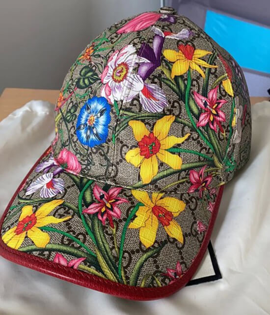 gucci baseball cap floral replica