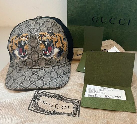 Authentic Vs Replica Gucci GG canvas Cap - How To Spot A Fake