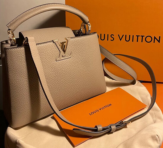 Replica Louis Vuitton Capucines BB Bag with Giant Monogram Flower M59711