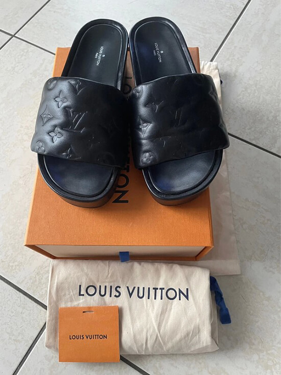 LV Pool Pillow Comfort Mules - Kaialux