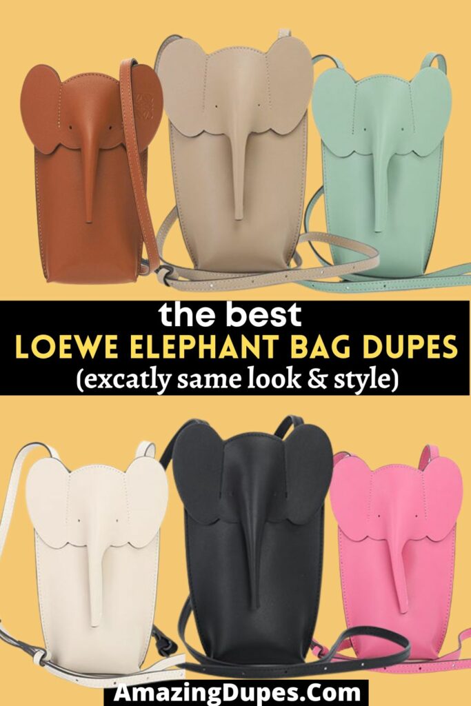 The Very Loewe Elephant Bag Dupes And Lookalikes