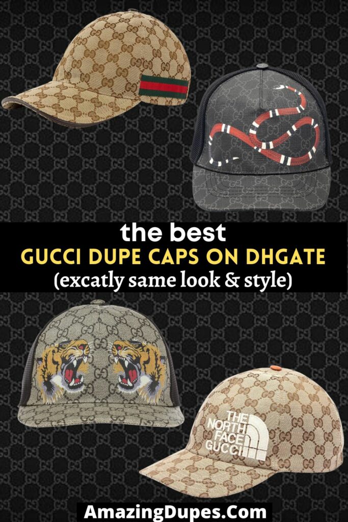 banner of gucci baseball caps 