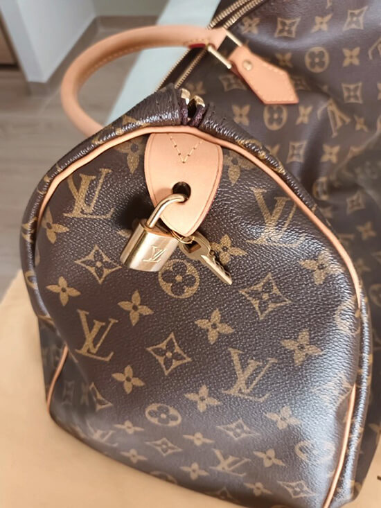lv speedy bag from dhgate close up
