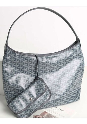 Goyard 2022 Goyardine Boheme Hobo w/ Pouch - Grey Hobos, Handbags -  GOY34598