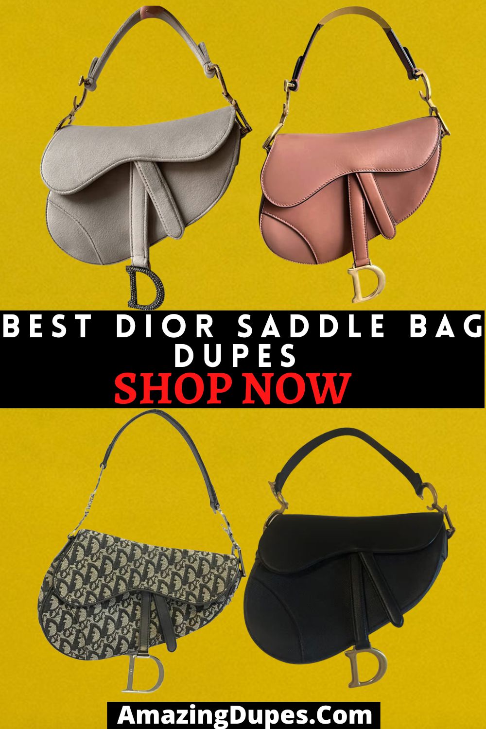 Best Dior Saddle Bag Dupes, Designer Dior Dupe Bags, Purses & Handbags