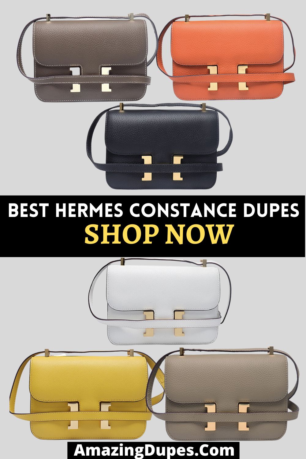 The Best Hermes Constance Dupe Bags for Cheap, Designer Dupe Handbags ...