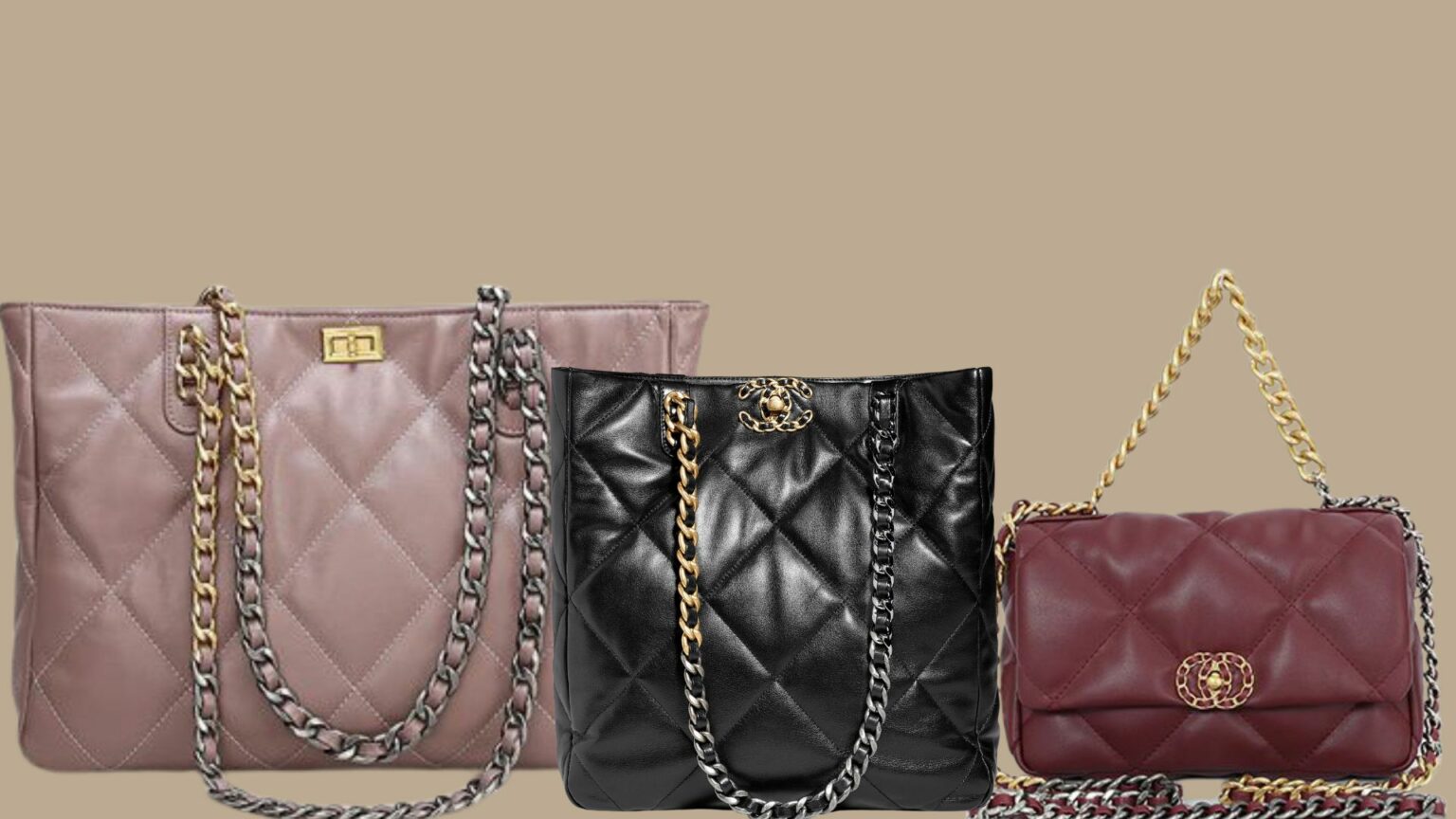 The Best Affordable Chanel 19 Bag Dupes, Designer Chanel Dupe Bags ...