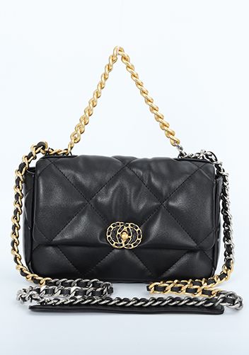 Black Chanel 19 Bag Dupe