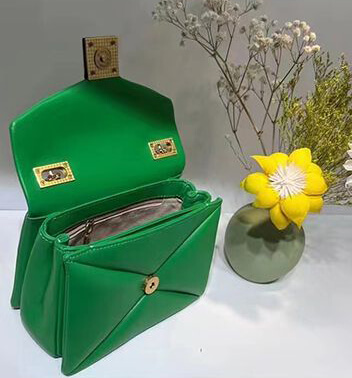 green designer inspired bag
