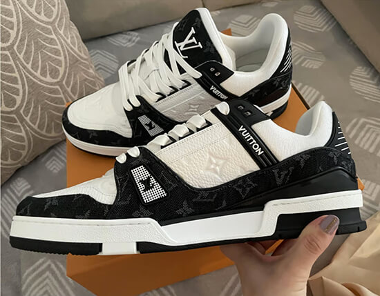 LV Trainer Sneakers Dupe DHgate
