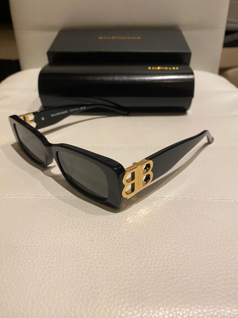 Balenciaga sunglasses with the original box